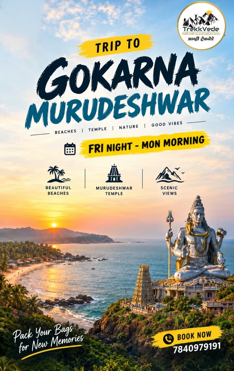 Gokarna - Murudeshwar Trip - Mumbai - weekend trek near Karnatak